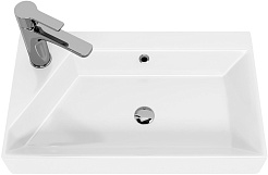 Dreja Мебель для ванной Slim 55 подвесная белая/бетон – фотография-11
